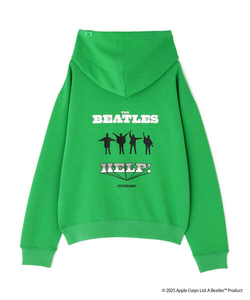 Jack Bunny!!(ジャックバニー)の「【The BEATLES ×Jack Bunny!!】T/Cダンボール長袖プルオーバーフーディ(スウェット・レディース・ブラック/ホワイト/グリーン・SMALL/MEDIUM/LARGE)」の12枚目の写真