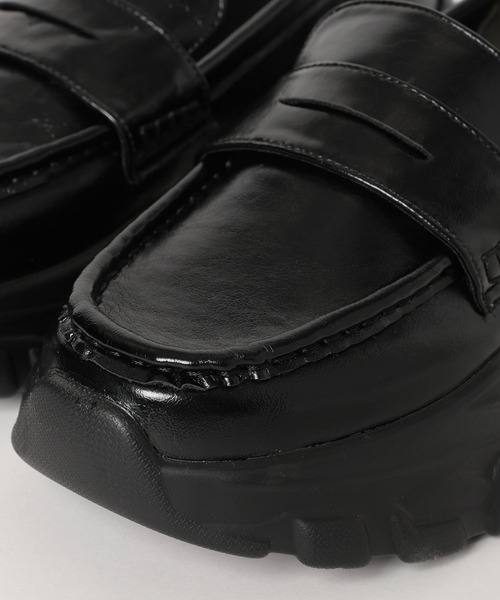 PAGEBOY（ページボーイ）の「アツゾココインローファー（ローファー・レディース・ブラック・MEDIUM/LARGE）」の9枚目の写真