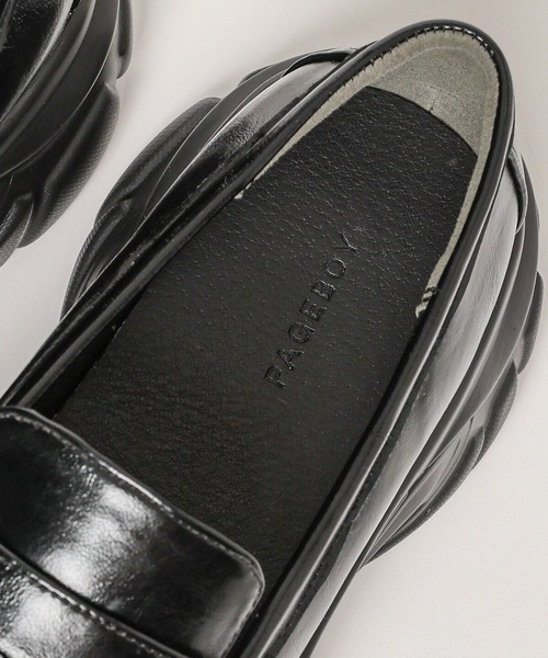 PAGEBOY（ページボーイ）の「アツゾココインローファー（ローファー・レディース・ブラック・MEDIUM/LARGE）」の11枚目の写真