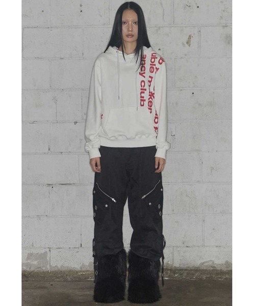 FANCY CLUB(ファンシークラブ)の「A'GEM/9 × .kom 『FANCY CLUB/ファンシークラブ』 BAYWATCH HOODIE/ベイウォッチプルオーバーパーカー(パーカー・レディース・ブラック/ホワイト・FREE)」の6枚目の写真