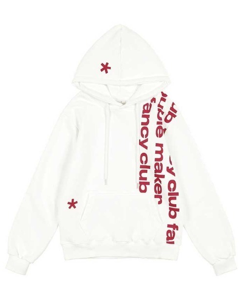 FANCY CLUB(ファンシークラブ)の「A'GEM/9 × .kom 『FANCY CLUB/ファンシークラブ』 BAYWATCH HOODIE/ベイウォッチプルオーバーパーカー(パーカー・レディース・ブラック/ホワイト・FREE)」の15枚目の写真