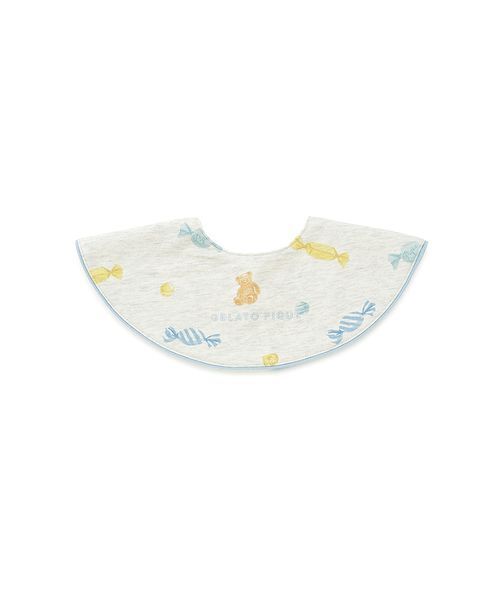 gelato pique(ジェラートピケ)の「【BABY】キャンディ柄スタイ(スタイ/よだれかけ・キッズ・グレー/ピンク・F)」の12枚目の写真