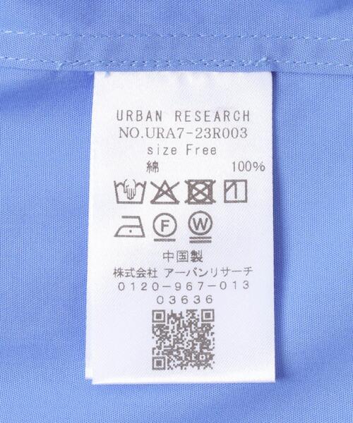 URBAN RESEARCH（アーバンリサーチ）の「new basic　BROAD BIG SHIRTS（シャツ/ブラウス・レディース・ブルー/チェック・FREE）」の9枚目の写真