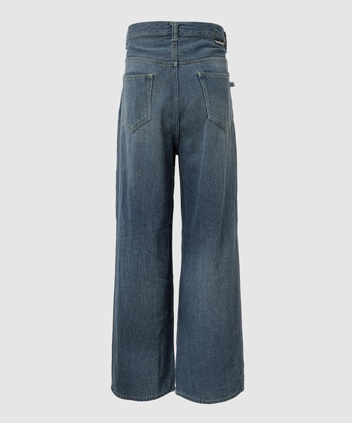 FACETASM(ファセッタズム)の「LOOSE WEAVE DENIM(デニムパンツ・メンズ・インディゴブルー・3/4)」の2枚目の写真