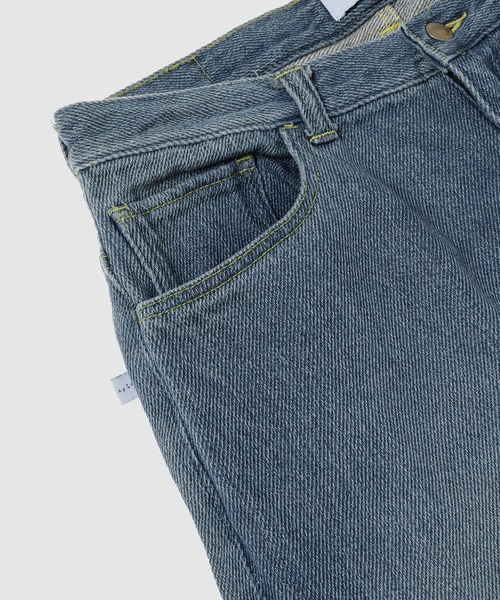 FACETASM(ファセッタズム)の「LOOSE WEAVE DENIM(デニムパンツ・メンズ・インディゴブルー・3/4)」の3枚目の写真