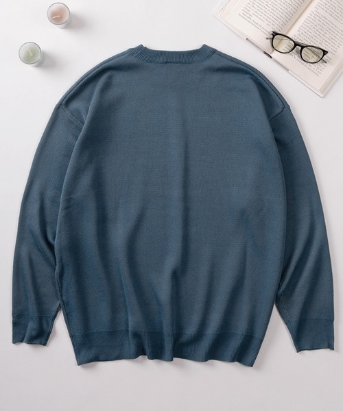 Tom＆Jerry（トムアンドジェリー）の「【71】【TOM＆JERRY/トムとジェリー】総柄 リブライン サイドライン アソート ジャガードニット（ニット/セーター・レディース・グレー/オフホワイト/ブルー/ワイン/オレンジ/ネイビー/ベージュ/グリーン・M/L）」の11枚目の写真