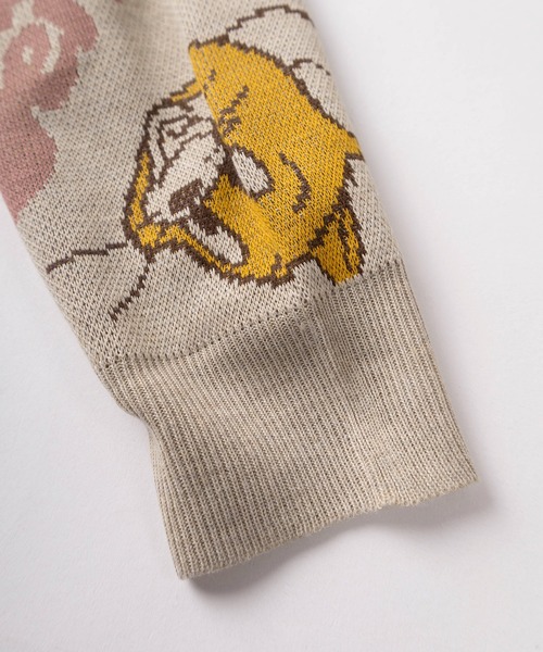 Tom＆Jerry（トムアンドジェリー）の「【71】【TOM＆JERRY/トムとジェリー】総柄 リブライン サイドライン アソート ジャガードニット（ニット/セーター・レディース・グレー/オフホワイト/ブルー/ワイン/オレンジ/ネイビー/ベージュ/グリーン・M/L）」の15枚目の写真