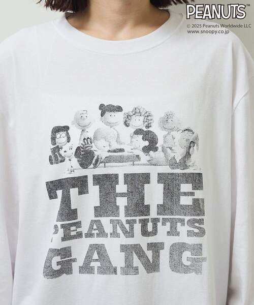 PEANUTS(ピーナッツ)の「■PEANUTS ギャングロンTEE(Tシャツ/カットソー・レディース・オフホワイト・FREE)」の9枚目の写真