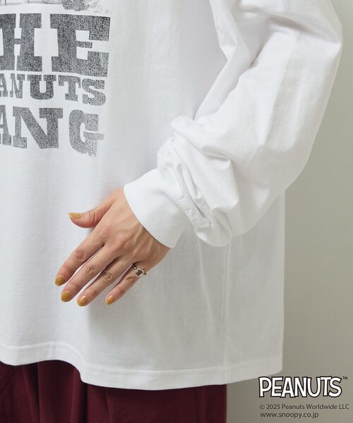 PEANUTS(ピーナッツ)の「■PEANUTS ギャングロンTEE(Tシャツ/カットソー・レディース・オフホワイト・FREE)」の10枚目の写真