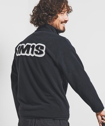 mj11158-microfleece zip jacket with 1M1S chenille embroidered patch フリースジャケット(1M25F280)