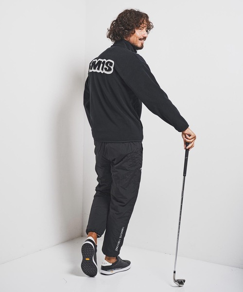 1minute 1second（ワンミニットワンセカンド）の「mj11158-microfleece zip jacket with 1M1S chenille embroidered patch フリースジャケット(1M25F280)（その他アウター・メンズ・ネイビー/ブラック・XXL/XL/L/M）」の13枚目の写真