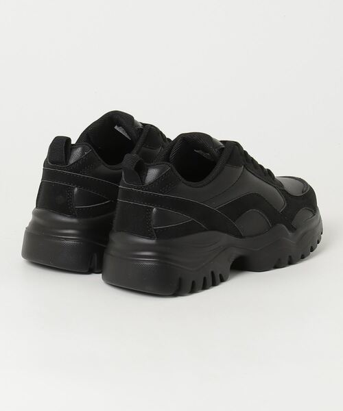 algy(アルジー)の「ALGY アルジー スニーカー キッズ 厚底 スニーカー ダッドシューズ 4502(スニーカー・キッズ・ホワイト/ブラック・20.0cm/21.0cm/22.0cm/23.0cm/24.0cm)」の3枚目の写真