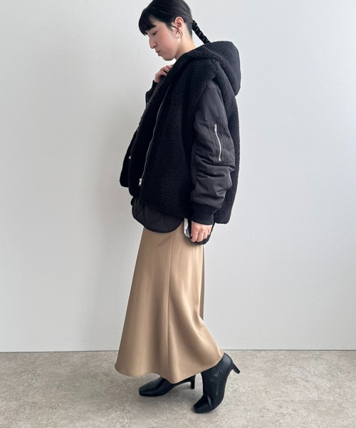 LHELBIE(レルビエ)の「マルチウェイセットコート(その他アウター・レディース・カーキ/ライトベージュ/ブラック・M)」の6枚目の写真