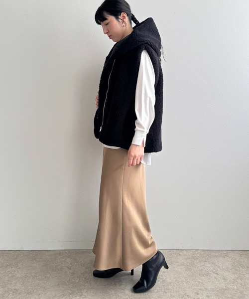 LHELBIE(レルビエ)の「マルチウェイセットコート(その他アウター・レディース・カーキ/ライトベージュ/ブラック・M)」の18枚目の写真