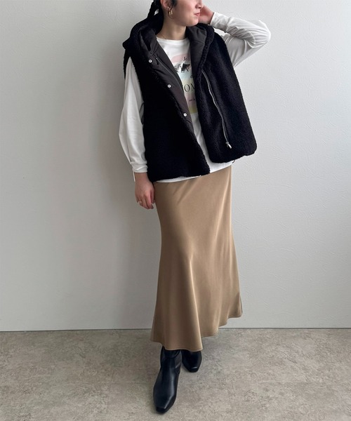 LHELBIE(レルビエ)の「マルチウェイセットコート(その他アウター・レディース・カーキ/ライトベージュ/ブラック・M)」の17枚目の写真