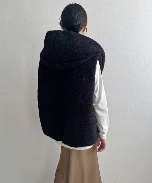 LHELBIE(レルビエ)の「マルチウェイセットコート(その他アウター・レディース・カーキ/ライトベージュ/ブラック・M)」の21枚目の写真