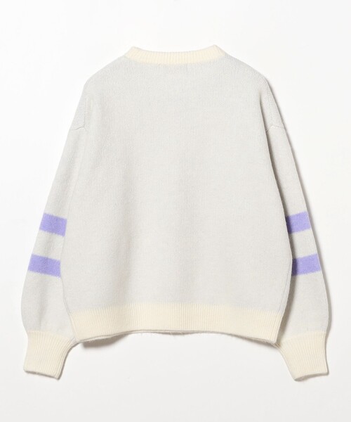 B:MING by BEAMS(ビーミングバイビームス)の「ナンバー ニット(ニット/セーター・レディース・ネイビー/ホワイト系その他5/グレー・ONE SIZE)」の5枚目の写真
