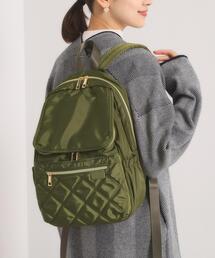 ITS'DEMO（イッツデモ）の「【10ポケット／A4】収納アドバイザーキルトリュック（バックパック/リュック）」