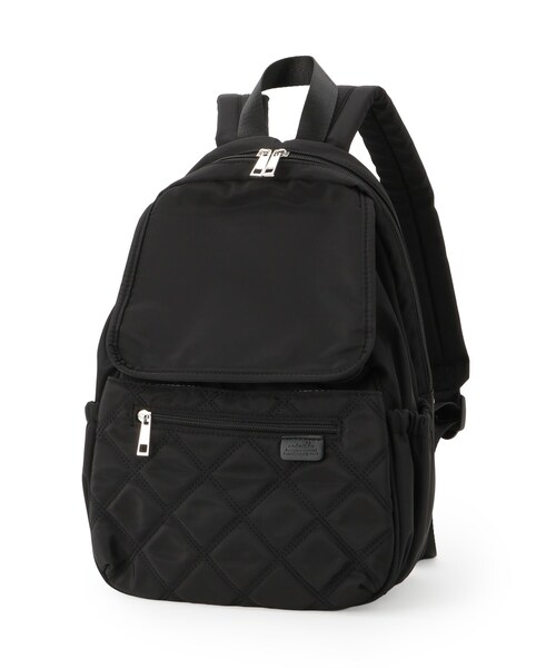 ITS'DEMO（イッツデモ）の「【10ポケット／A4】収納アドバイザーキルトリュック（バックパック/リュック・レディース・カーキ/ブラック/ナチュラル・00）」の21枚目の写真