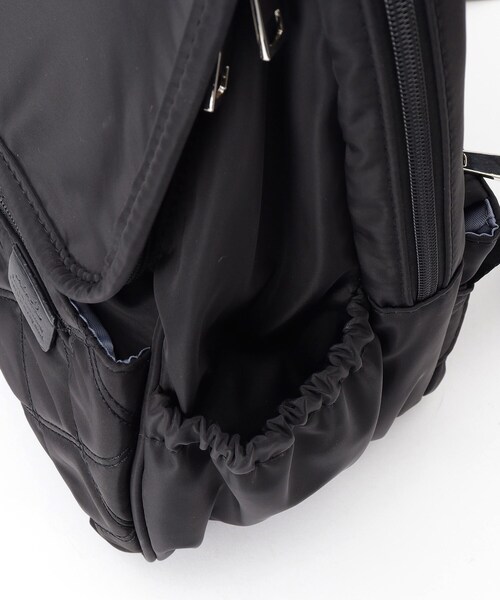 ITS'DEMO（イッツデモ）の「【10ポケット／A4】収納アドバイザーキルトリュック（バックパック/リュック・レディース・カーキ/ブラック/ナチュラル・00）」の12枚目の写真
