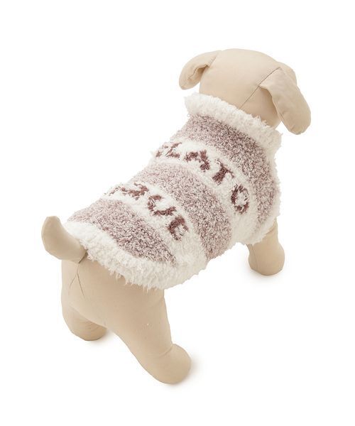 gelato pique（ジェラートピケ）の「【CAT&DOG】ジェラートメランジ2ボーダープルオーバー（ペットウェア・レディース・ブルー/ブラウン/ピンク・M/L/S）」の17枚目の写真