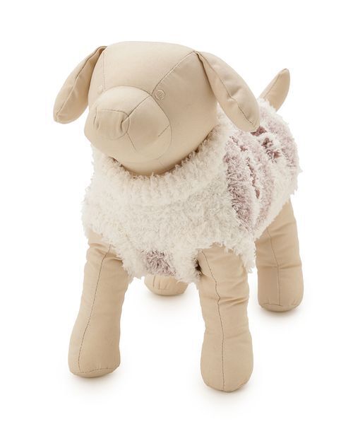 gelato pique（ジェラートピケ）の「【CAT&DOG】ジェラートメランジ2ボーダープルオーバー（ペットウェア・レディース・ブルー/ブラウン/ピンク・M/L/S）」の19枚目の写真