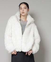 NANO universe | カーリーファースタンドブルゾン(ブルゾン)