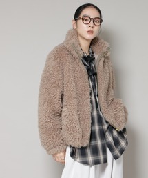 NANO universe | カーリーファースタンドブルゾン(ブルゾン)