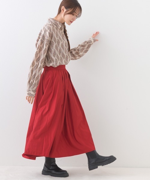 OMNES(オムネス)の「ブロードオーバーサイズレギュラーカラー 長袖シャツブラウス(シャツ/ブラウス・レディース・ブルー/ブラック/ライトベージュ/マルチ/ホワイト/ホワイト系その他・FREE)」の20枚目の写真