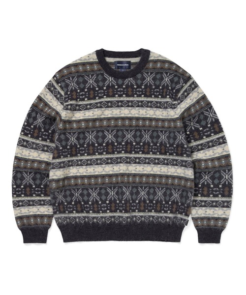 thisisneverthat(ディスイズネバーザット)の「Fair Isle Knit Sweater(ニット/セーター・メンズ・レモンイエロー/オリーブ/ネイビー・L/M/S/XL)」の3枚目の写真