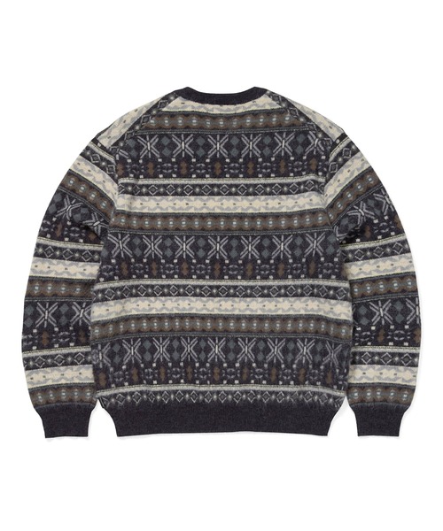 thisisneverthat(ディスイズネバーザット)の「Fair Isle Knit Sweater(ニット/セーター・メンズ・レモンイエロー/オリーブ/ネイビー・L/M/S/XL)」の7枚目の写真
