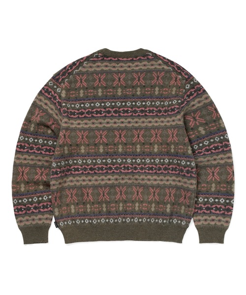 thisisneverthat(ディスイズネバーザット)の「Fair Isle Knit Sweater(ニット/セーター・メンズ・レモンイエロー/オリーブ/ネイビー・L/M/S/XL)」の5枚目の写真
