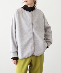 BARNDOOR（バーンドア）の「圧縮ニット　リブカーデイガン（カーディガン/ボレロ）」