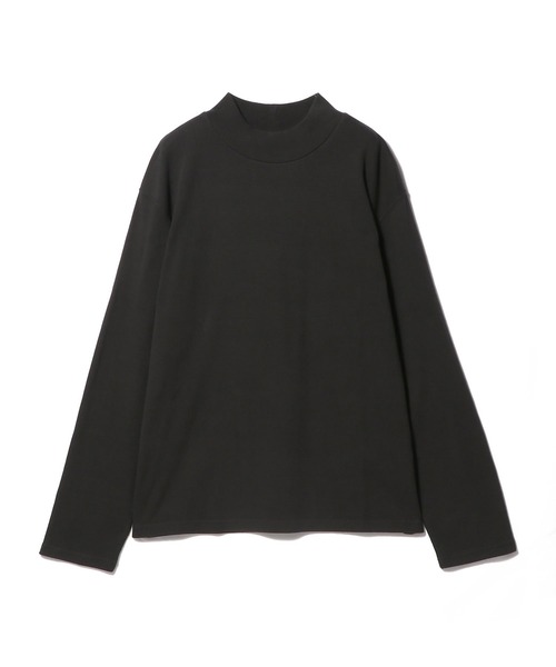 ESTNATION(エストネーション)の「ESTNATION / コットンフライス モックネックカットソー(Tシャツ/カットソー・メンズ・ホワイト/ブラック・MEDIUM/LARGE/X-LARGE)」の10枚目の写真