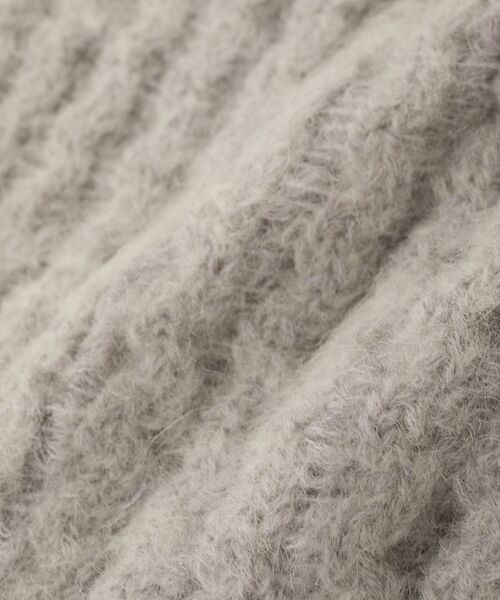 GARAGE OF GOOD CLOTHING（ガレージオブグッドクロージング）の「モヘア混ケーブル切り替えノースリーブプルオーバー（ニット/セーター・レディース・レッド/ライトグレー/カーキ/ブラック・FREE）」の11枚目の写真