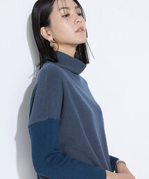 K.T KIYOKO TAKASE | ウールブークレー  ボトルネックプルオーバー(Tシャツ/カットソー)