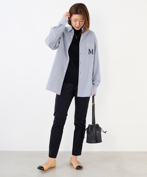 MICA&DEAL（マイカ＆ディール）の「16Gタートルネックプルオーバー〈アンサンブル対応〉（ニット/セーター・レディース・キャメル/レッド/ブラック/オフホワイト・FREE）」の20枚目の写真