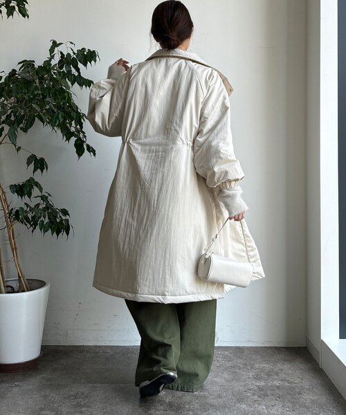 DouDou（ドゥドゥ）の「【WEB限定】ヴィンテージクロスロングコート（その他アウター・レディース・キャメル/グレイッシュベージュ・FREE）」の7枚目の写真