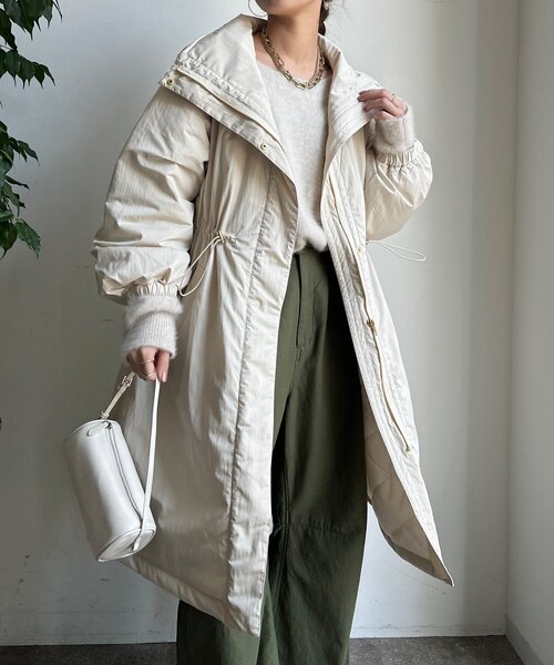 DouDou（ドゥドゥ）の「【WEB限定】ヴィンテージクロスロングコート（その他アウター・レディース・キャメル/グレイッシュベージュ・FREE）」の8枚目の写真