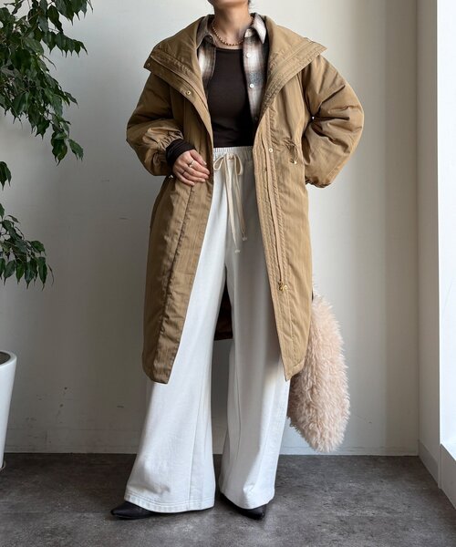 DouDou（ドゥドゥ）の「【WEB限定】ヴィンテージクロスロングコート（その他アウター・レディース・キャメル/グレイッシュベージュ・FREE）」の16枚目の写真