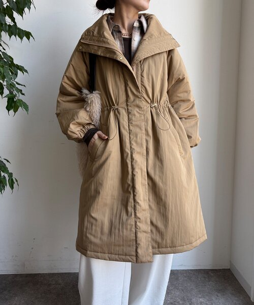 DouDou（ドゥドゥ）の「【WEB限定】ヴィンテージクロスロングコート（その他アウター・レディース・キャメル/グレイッシュベージュ・FREE）」の20枚目の写真