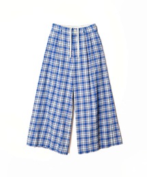HOLIDAY WASHED CHECK DRAWSTRINGS シャツパンツ HOLIDAY WASHED CHECK