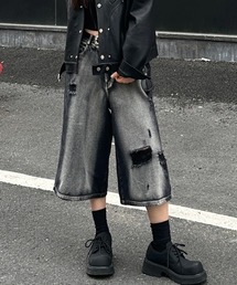 DEVICE（デバイス）の「デニムハーフパンツ（デニムパンツ）」