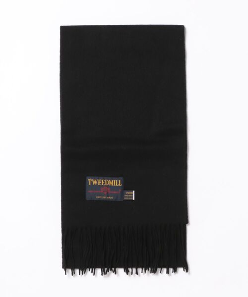 TWEED MILL（ツイードミル）の「【TWEEDMILL】大判ストール　ウール　チェック　 25x190cm　イギリス製（マフラー・レディース・グレー/クリーム/ブラック/チェック/ブラウン・FREE）」の21枚目の写真