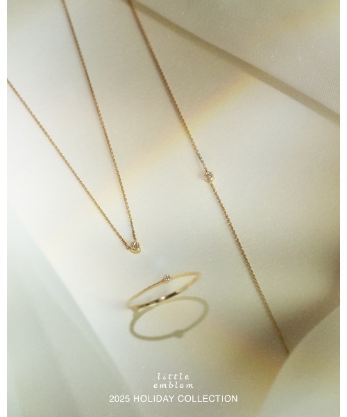 little emblem(リトルエンブレム)の「ダイヤモンドブレスレット/25cc/レディース/メンズ(ブレスレット・レディース・ゴールド・FREE)」の2枚目の写真