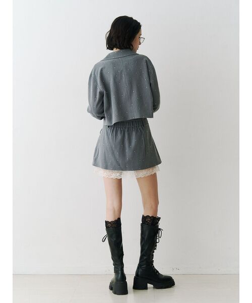 ローズモチーフミニスカパン【セットアップ対応】 春服 オケージョン