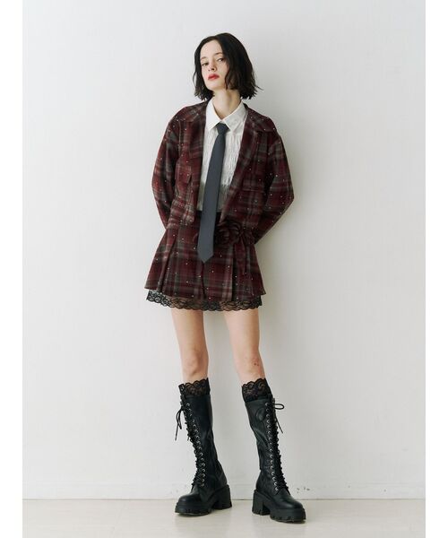 セール】ローズモチーフミニスカパン【セットアップ対応】（スカート