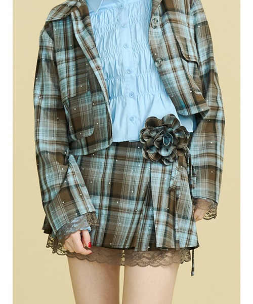 セール】ローズモチーフミニスカパン【セットアップ対応】（スカート