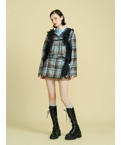 セール】ローズモチーフミニスカパン【セットアップ対応】（スカート