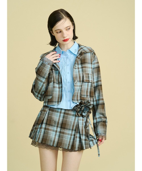 jouetie（ジュエティ）の「ローズモチーフミニスカパン【セットアップ